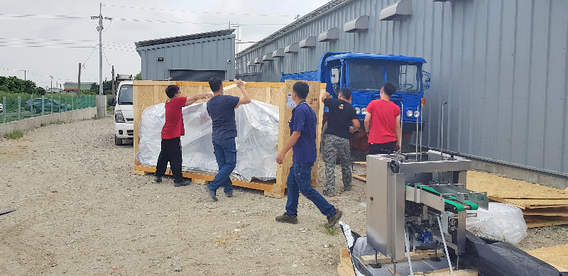 上盤機拆箱